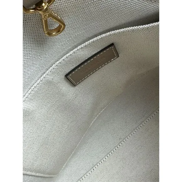 BALMAIN Khaki & Black B-Army 36 Monogram Jacquard Tote $1495 - Picture 4 of 13